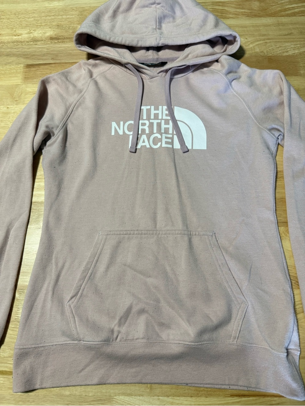 The North Face Women’s Pink Pullover Hoodie Logo Sweatshirt Size Small